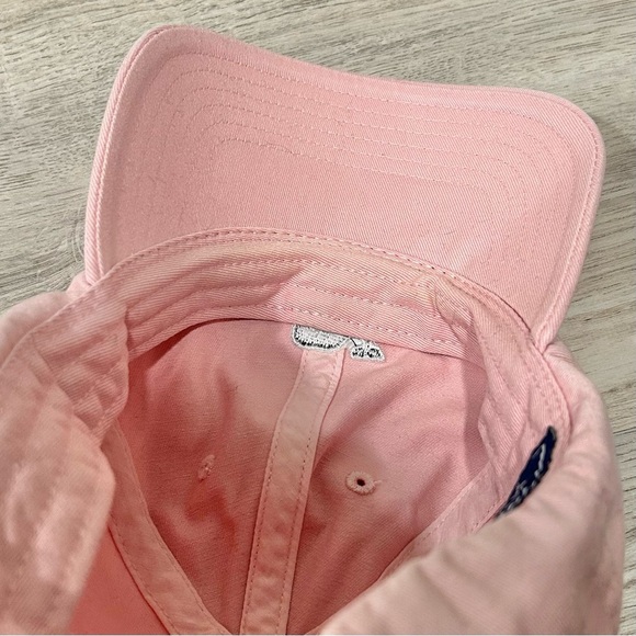 Vineyard Vines Pink Baseball Hat Cap Strap Back Blue Whale Cotton One Size - Picture 2 of 8